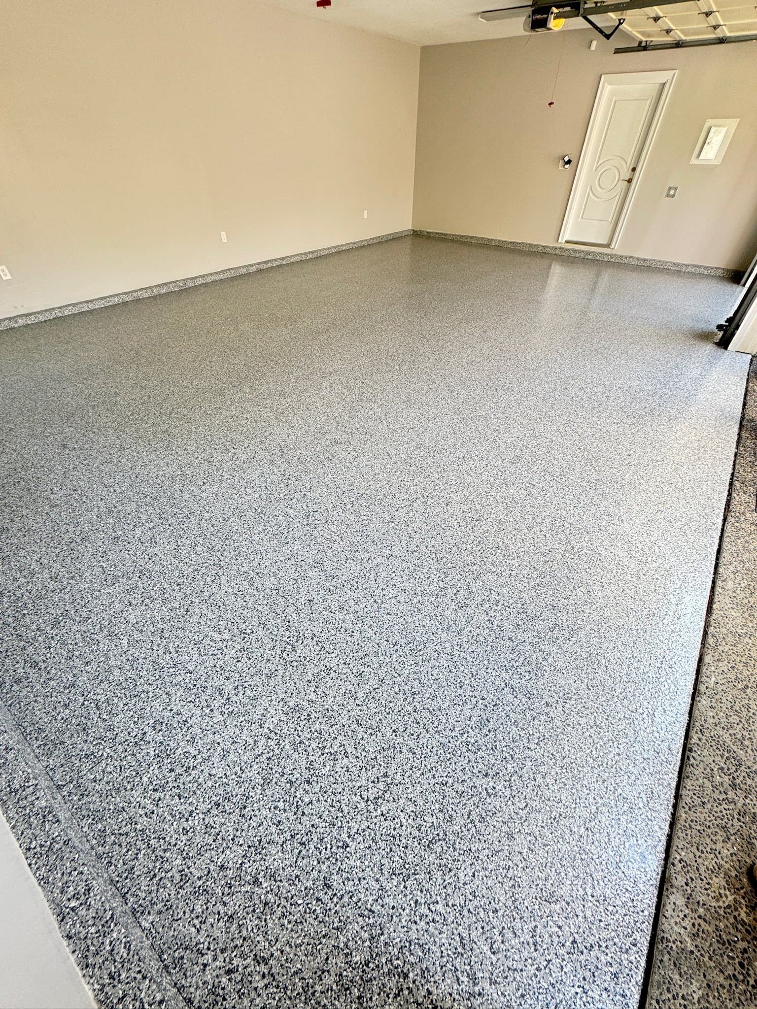 Garage epoxy floor coating — Coquitlam