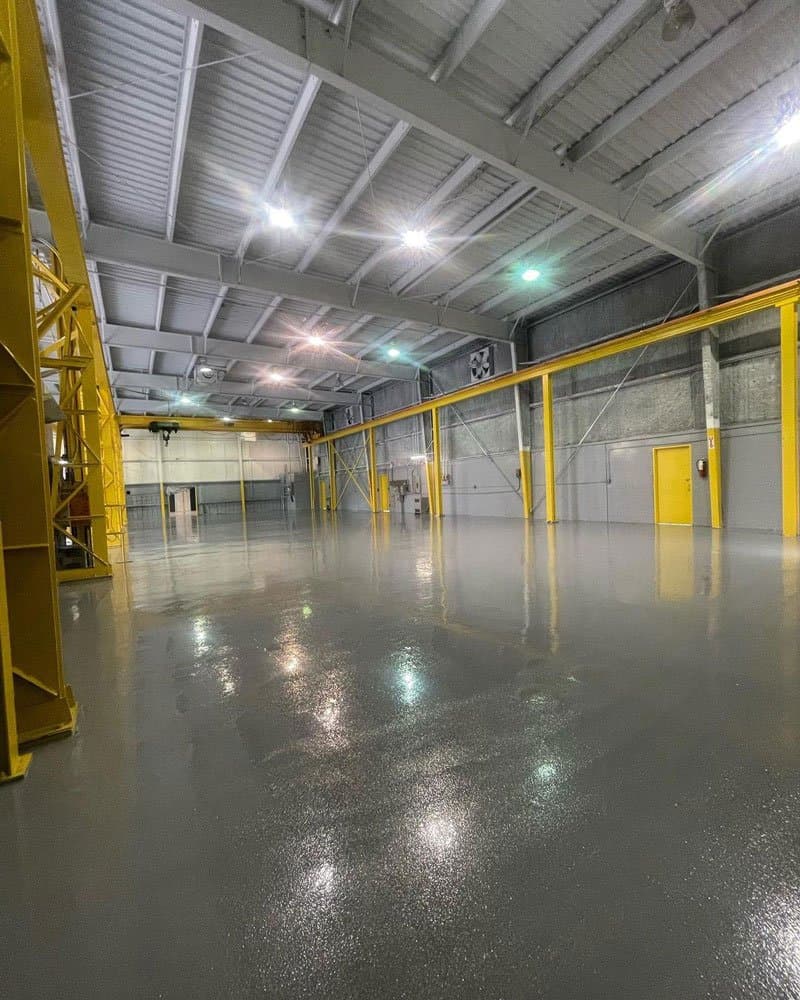 FraserPlus commercial epoxy — truck repair facility