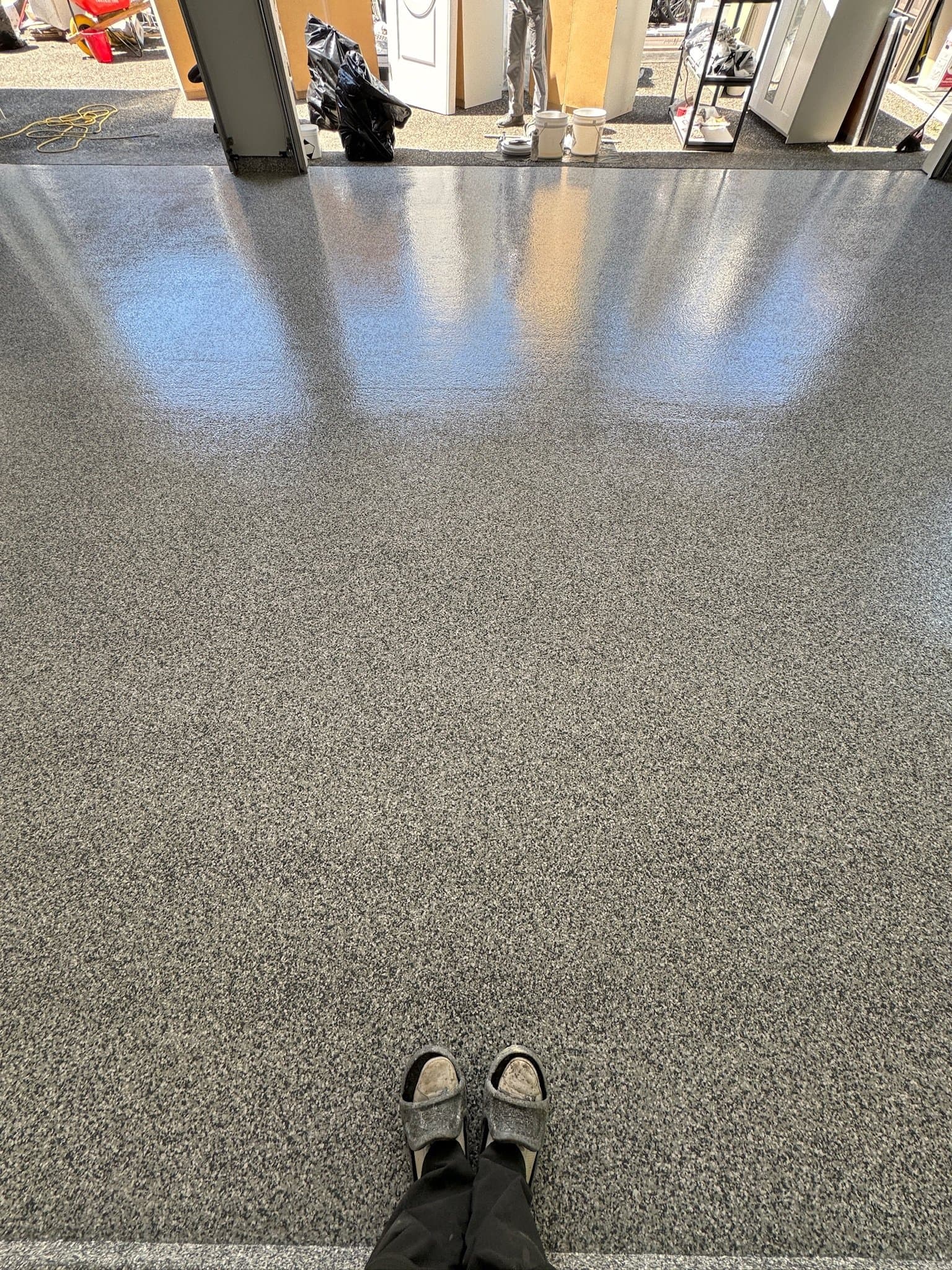 Premium epoxy floor finish — Coquitlam
