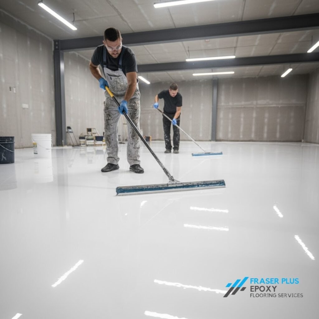 vancouver epoxy flooring fraser plus epoxy